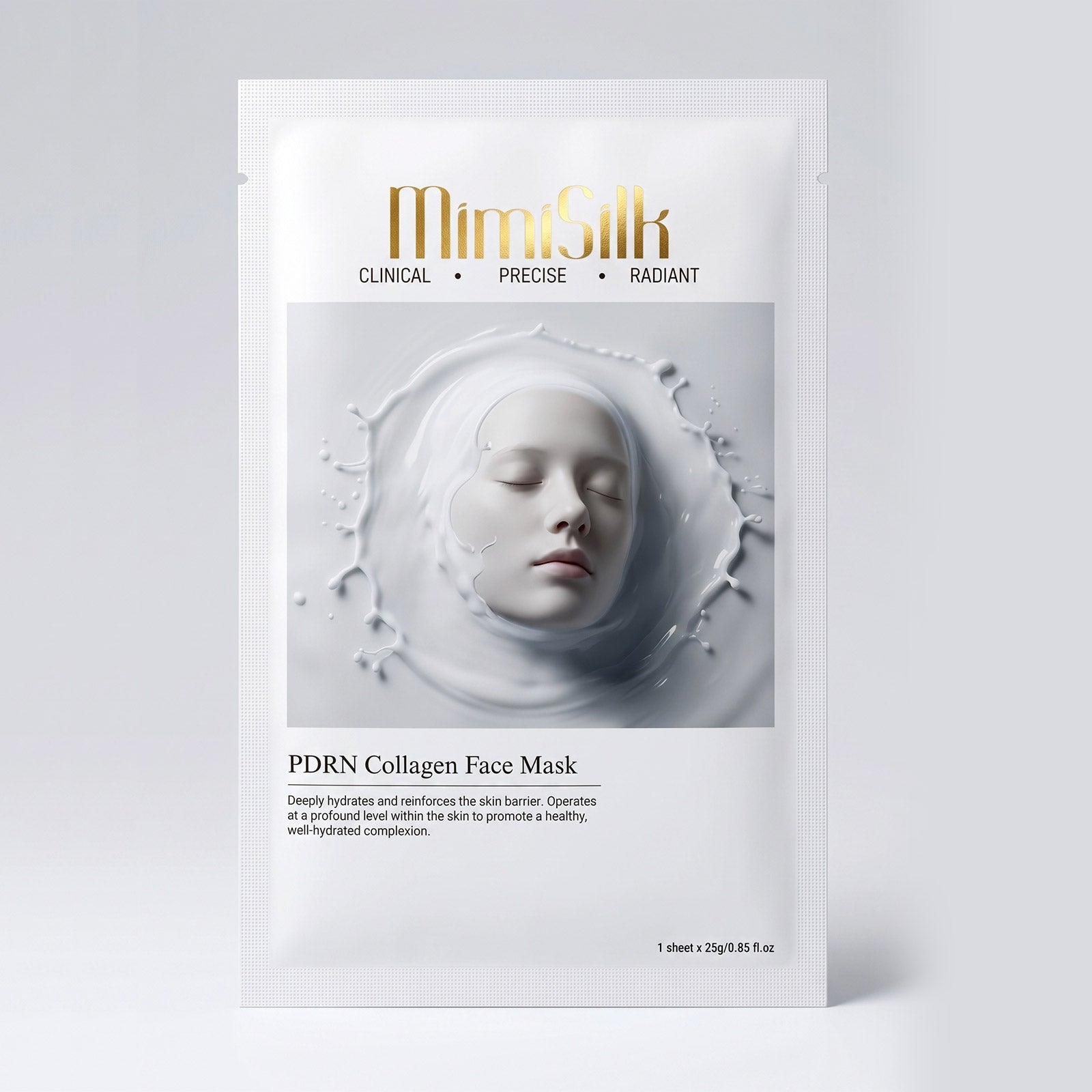 MimiSilk PDRN Collagen Face Mask | Hydrogel Skin Repair Mask