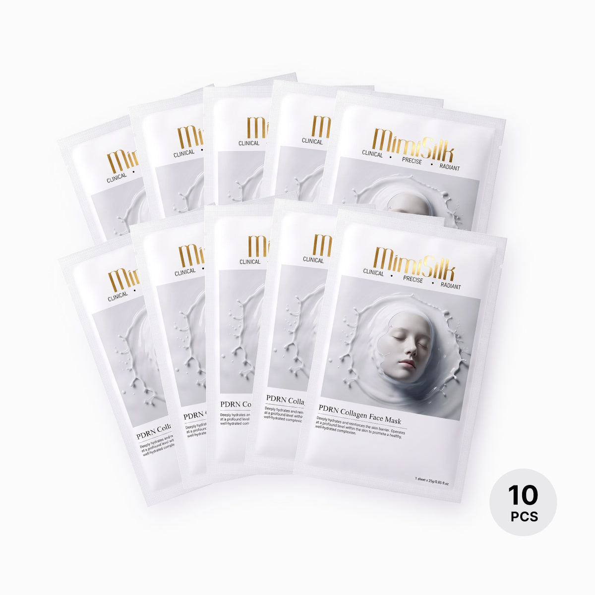 MimiSilk PDRN Collagen Face Mask * 10pcs