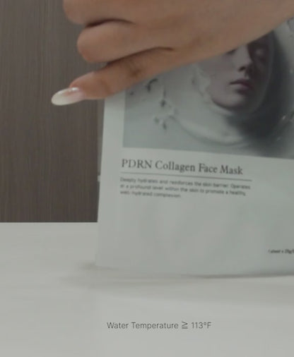 MimiSilk PDRN Collagen Face Mask | 4D Hyaluronic Acid & Collagen Hydrogel Technology